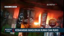 Kebakaran 4 Rumah Bedeng di Palembang, Api Baru Bisa Dipadamkan Setelah 2 Jam!