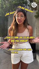 ¿Cuáles son los celulares que más roban?