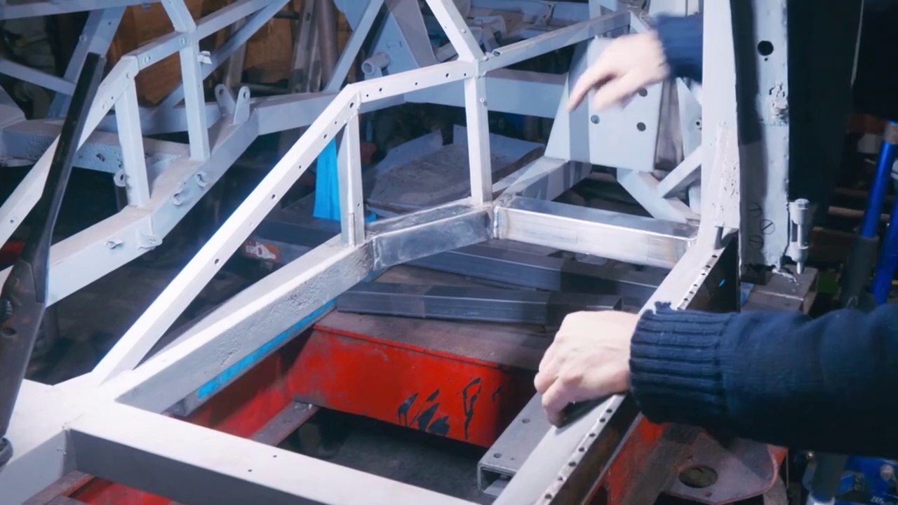 Maserati Mistral restoration on Celette bench by Mark's Italian Garage, part 7