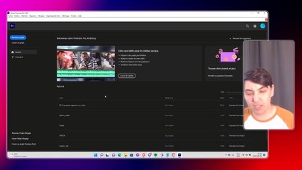 Crée sont Premier Project Adobe Premier Pro