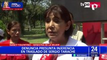 Ministra de la Mujer sobre demora en extradición de Sergio Tarache: “Hay interferencias en el más alto nivel