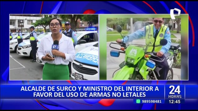 Alcalde Bruce: “ley para uso de armas no letales debe llamarse Luis Manrique