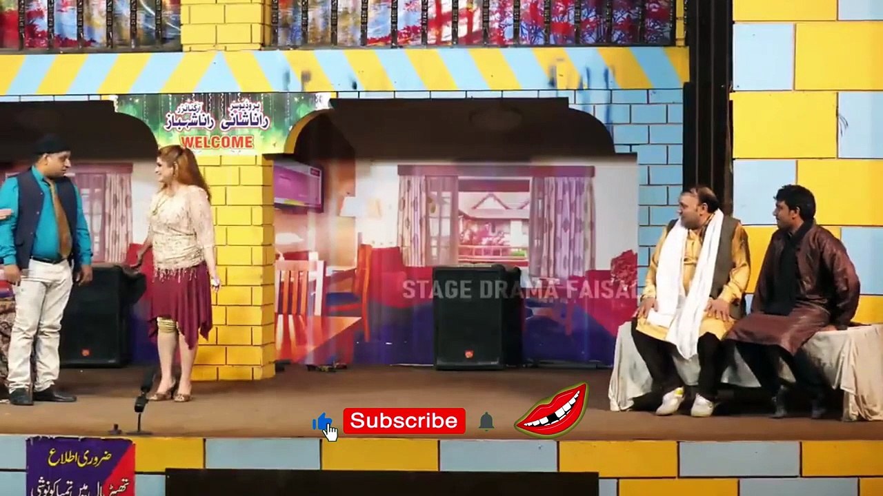 Afshan Khan With Rashid kamal Ft Falak Shair _ Tasleem Abbas __ New Comedy Drama Clip 2023