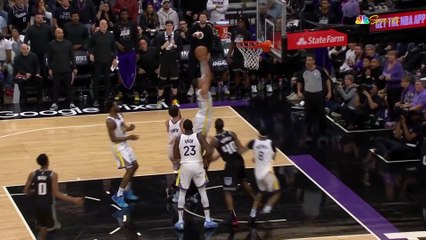 Draymond Green expulsé pour s'être essuyé les pieds sur Domantas Sabonis