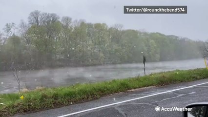 April snow falls from the Northern Plains to New England