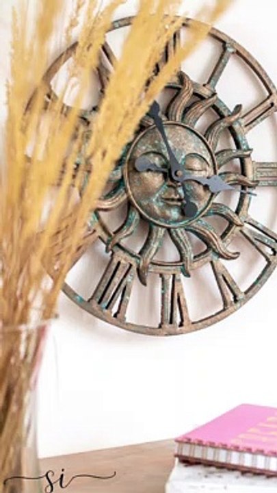 Patina Painted Clock Makeover