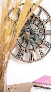 Patina Painted Clock Makeover