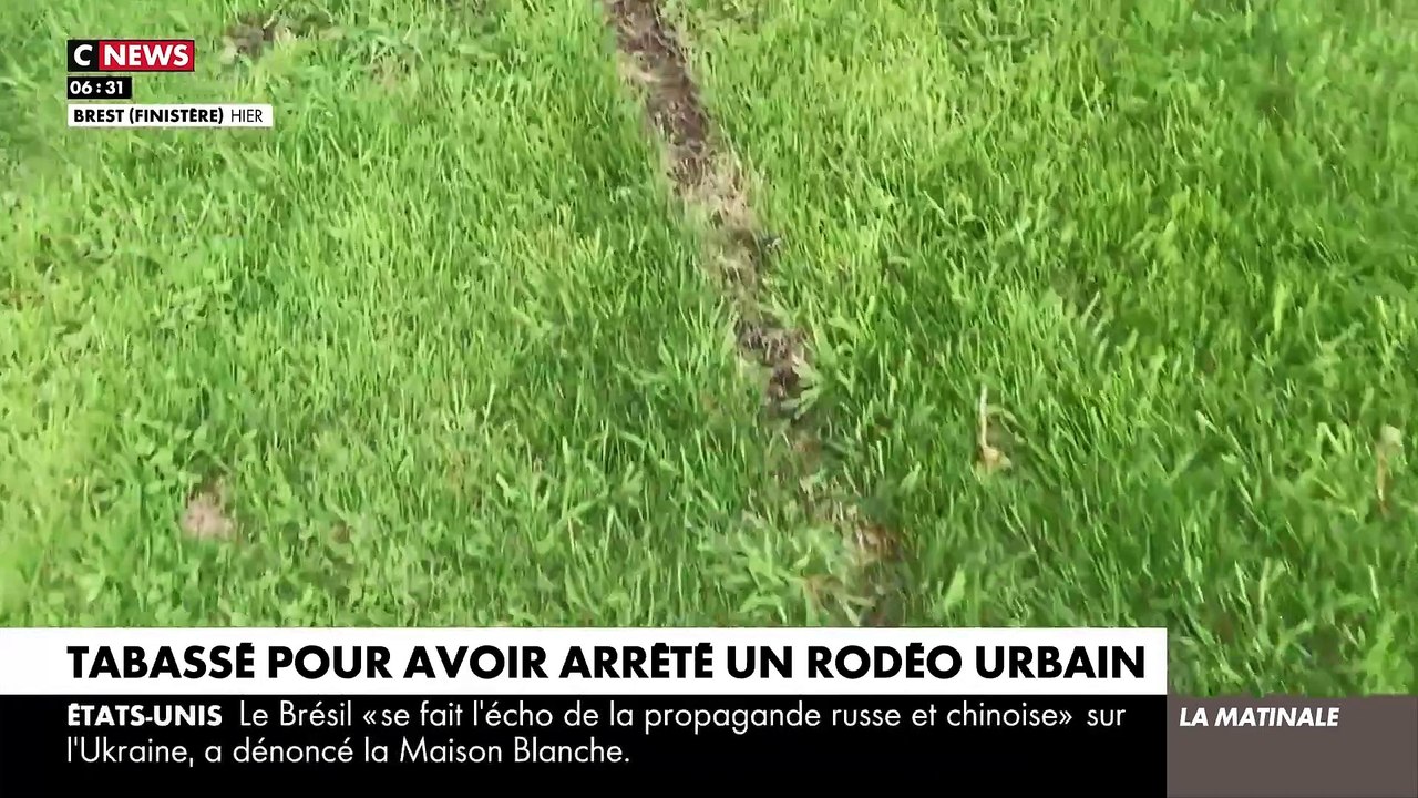 A Brest, un jeune habitant de 30 ans qui tente de faire cesser un rodéo urbain poignardé et frappé avec une batte de base-ball : Il raconte