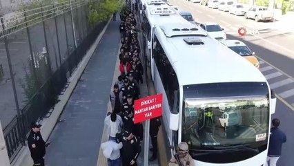 Diyarbakır'da 'Kökünü Kurutma Operasyonu'nda 133 tutuklama
