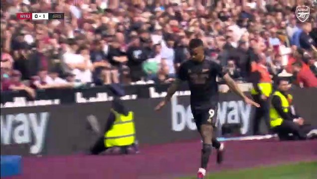 West Ham vs Arsenal 22 Gabriel Jesus Odegaard | FIFA football highlights