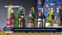 Pemusnahan Ribuan Botol Miras, Knalpot Brong dan Bahan Mercon