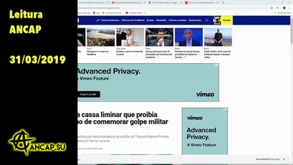 Proibição do AirBnb, Máfias em geral, Pró-família na itália | Leitura ANCAP 31/03/2019 | ANCAPSU