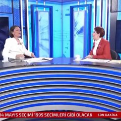 Meral Akşener'in ''fısıldaması'' canlı yayına böyle yansıdı