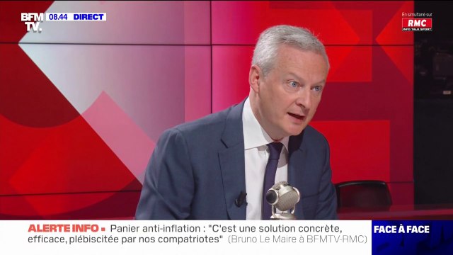 Bruno Le Maire: Nous ne laisserons pas les grands industriels faire des marges indues ou des rentes sur des prix de gros qui sont en train de baisser