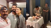 Athiya Shetty ने Husband KL Rahul का Wedding के बाद First Birthday Celebration FULL VIDEO | Boldsky