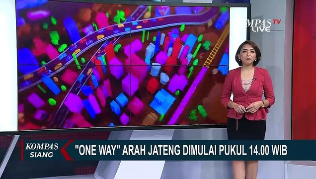 Sistem One way Arah Jateng Dipersiapkan di Gerbang Tol Kalikangkung, Semarang | 18 April 2023 Siang