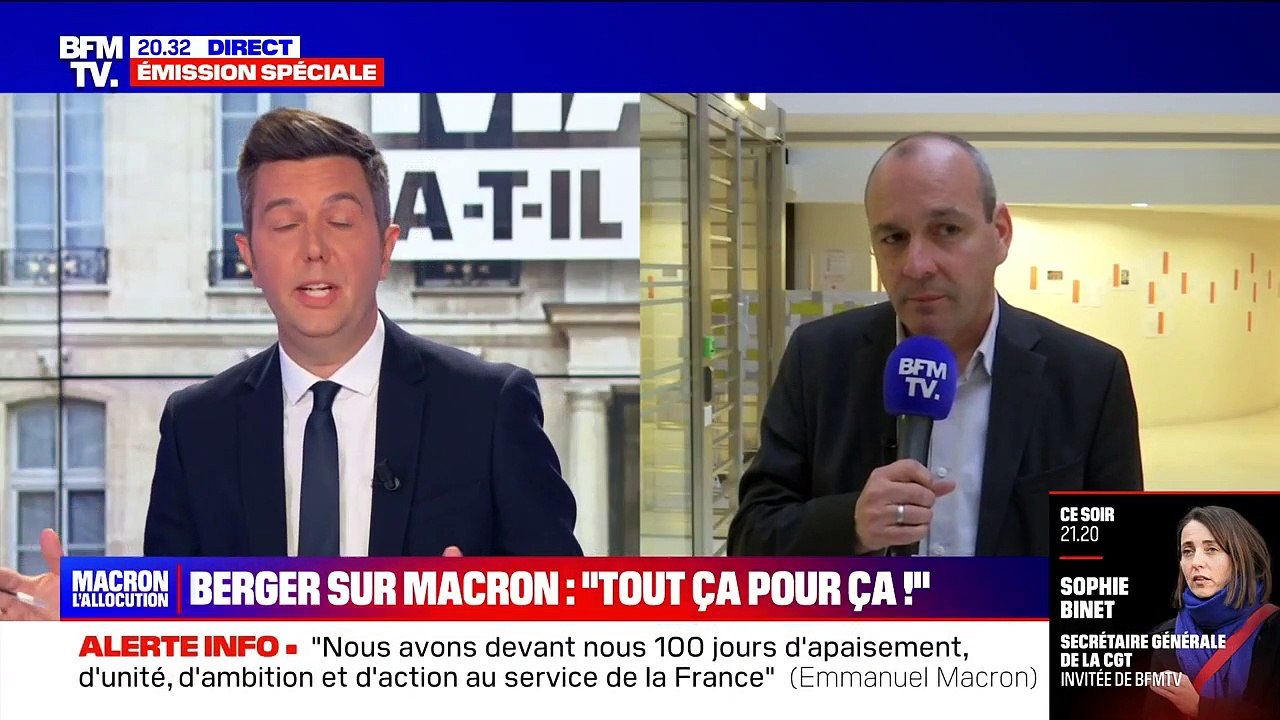 "Je ne vous autorise pas..." : Echanges tendus entre Laurent Berger et Maxime Switeck sur BFMTV