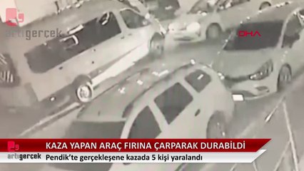 Télécharger la video: Kaza yapan otomobil, fırına çarparak durabildi