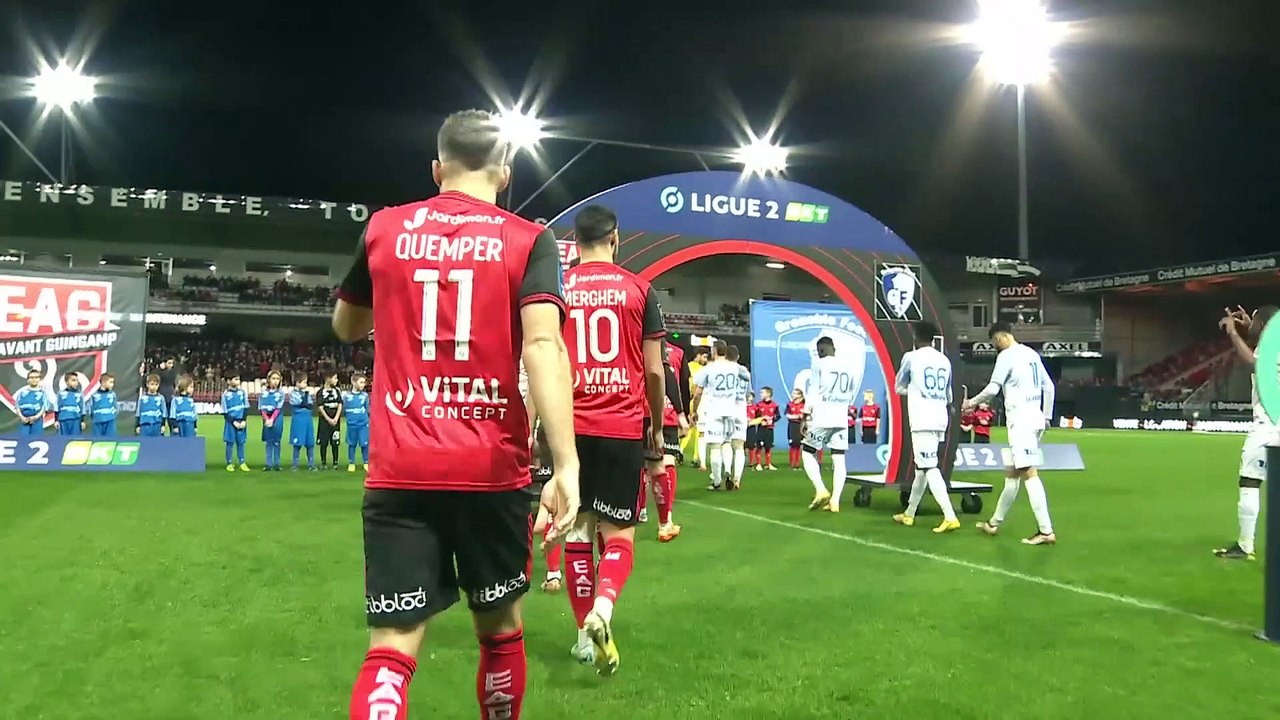 2022-2023 J19-EN AVANT GUINGAMP (2 - 4) GRENOBLE FOOT 38 - Résumé - (EAG - GF38)   2022-2023
