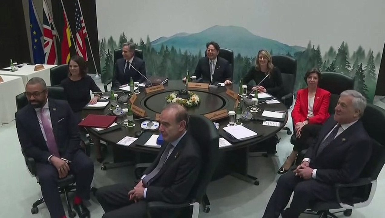 G7 droht Unterstützern von Russlands Ukraine-Krieg mit 'hohem Preis'