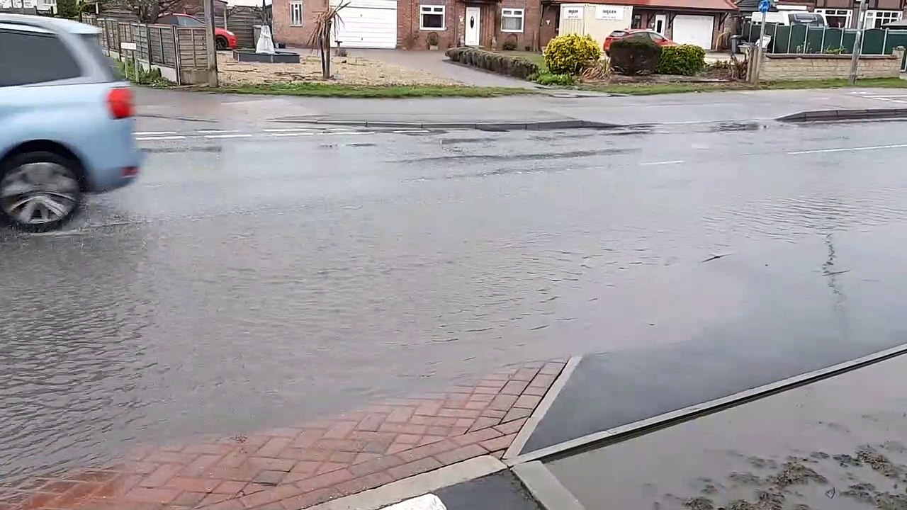 Harlaxton Road flooding