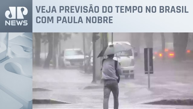 Risco de chuva forte em todas as regiões do Brasil nesta terça-feira (18)