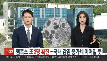 엠폭스 또 3명 확진…국내 감염 증가세 이어질 듯