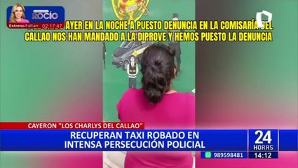 Mujer intenta justificar su crimen con que es madre soltera: Capturan a roba taxis en el Callao