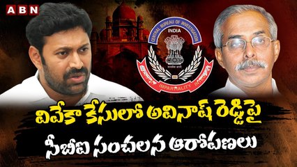 వివేకా కేసులో అవినాష్ రెడ్డిపై సీబీఐ సంచ_ల_న ఆరోప_ణ_లు_ Cbi on Mp Avinash Reddy _ ABN Telugu(1)