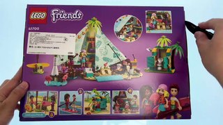 LEGO Friends 41700 Beach Glamping Speed Build - Hotuncle_Blocks