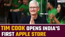 Tim Cook ने किया India's First Apple Store का inauguration | Watch Video | GoodReturns