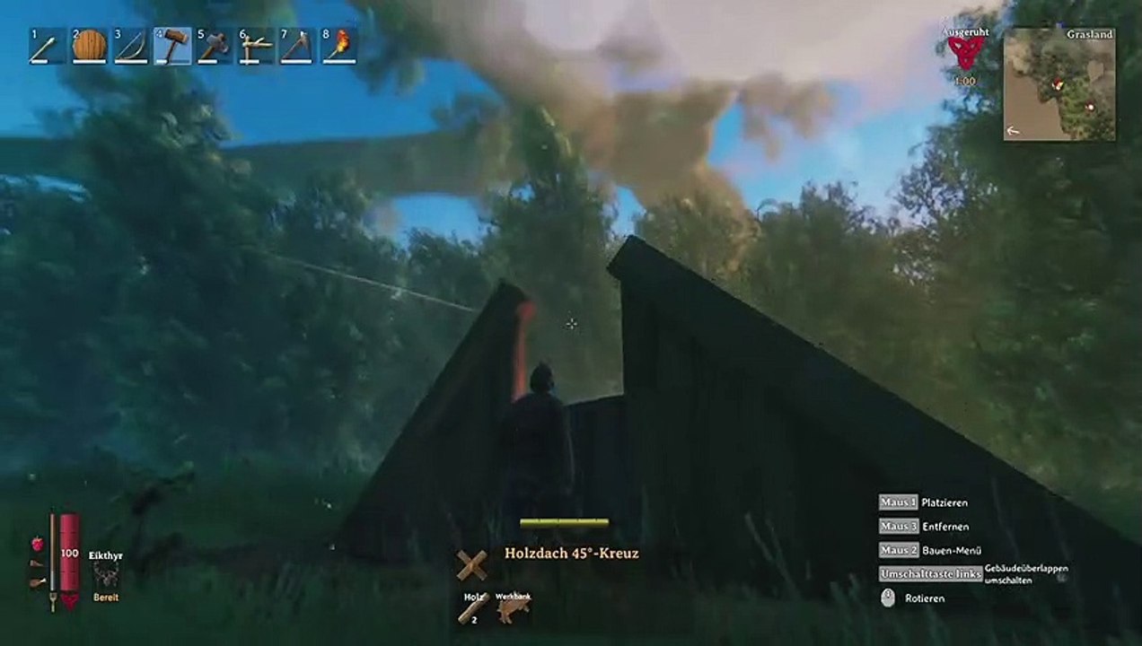 Wiederaufbau der alten Hütten. Valheim #11