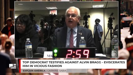 Top Democrat Testifies Against Alvin Bragg - Eviscerates Him In Vicious Fashion