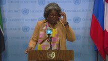 السفيرة الأميركية لدى الأمم المتحدة تدعو #الجيش_السوداني و #الدعم_السريع لوقف إطلاق النار للسماح بالعودة إلى المحادثات  #السودان #العربية