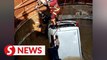 Motorist killed after car falls into Sandakan sewer