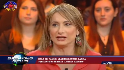 Isola dei Famosi, Vladimir Luxuria lancia  frecciatina: «Mi piace il Belen maschio»