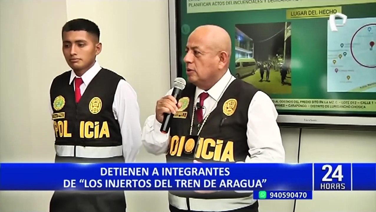Carapongo: caen presuntos integrantes de "Los injertos del Tren de Aragua"
