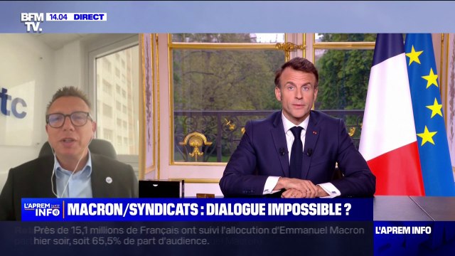 Cyril Chabanier (CFTC), sur l'allocution d'Emmanuel Macron: Il nous a fait moins de 2 minutes sur les retraites