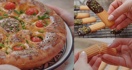 Pain farci (Khobza mahchya),Biscuit tunisien( Bachkoutou ) - Chahwet Romdhan EP 27