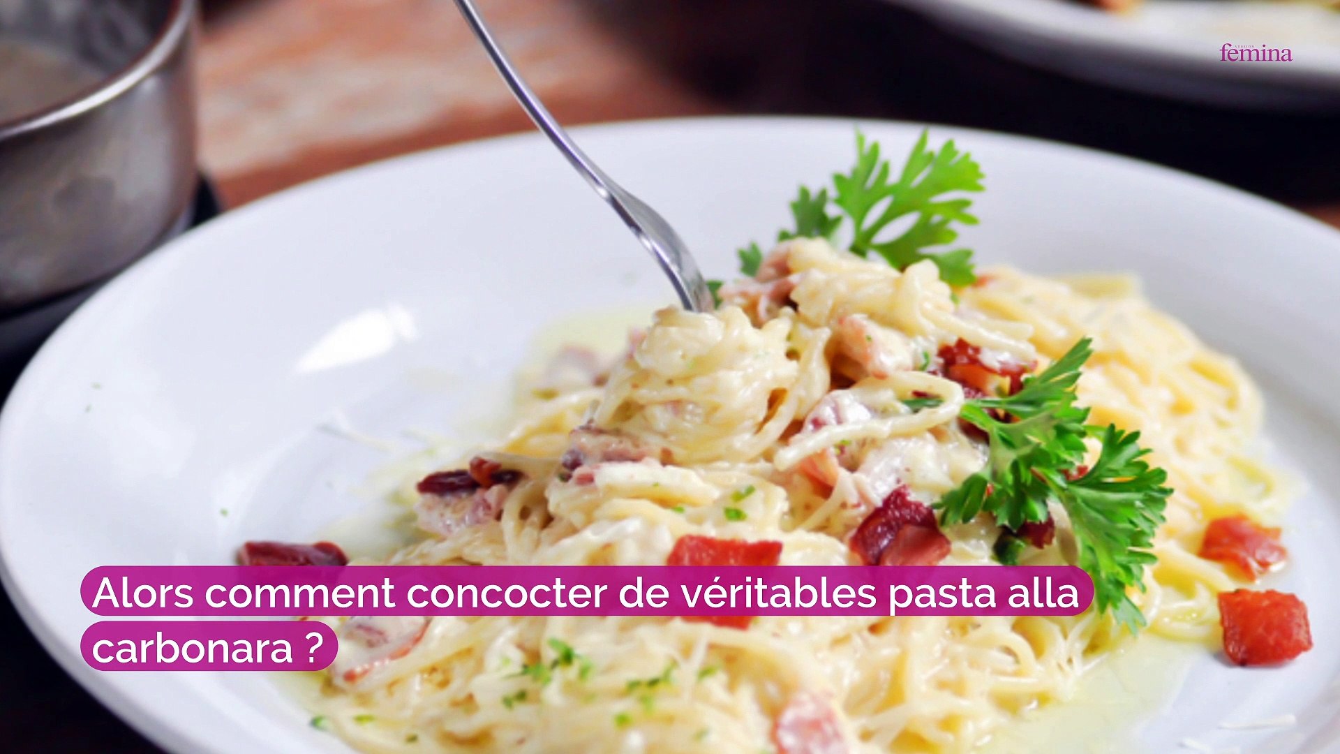 La recette des Spaghetti Carbonara de Simone Zanoni !