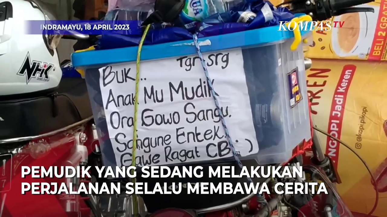 Tulisan Lucu Pemudik Bikin Gagal Fokus, Katanya Biar Semangat di Perjalanan