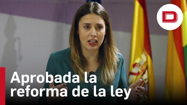 El Congreso aprueba la reforma de la ley del 'solo sí es sí' de PP y PSOE con el 'no' de Podemos