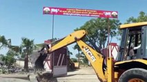 VIDEO : यहां करोड़ों की सरकारी भूमि पर गोशाला की आड़ में बना दिया रिजॉर्ट, हटाया अतिक्रमण