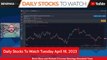 Daily Stocks To Watch | $IBM $BA $SCHW $PRST $SABS | April 18
