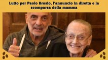 Lutto per Paolo Brosio, l’annuncio in diretta e la scomparsa della mamma