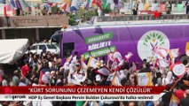Pervin Buldan Adana'dan Erdoğan'a seslendi: Kürt sorununu çözemeyen kendisi çözülür