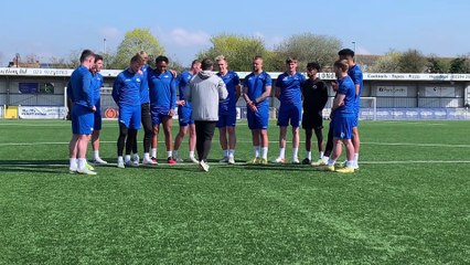 Hawks training session with Ant Middleton