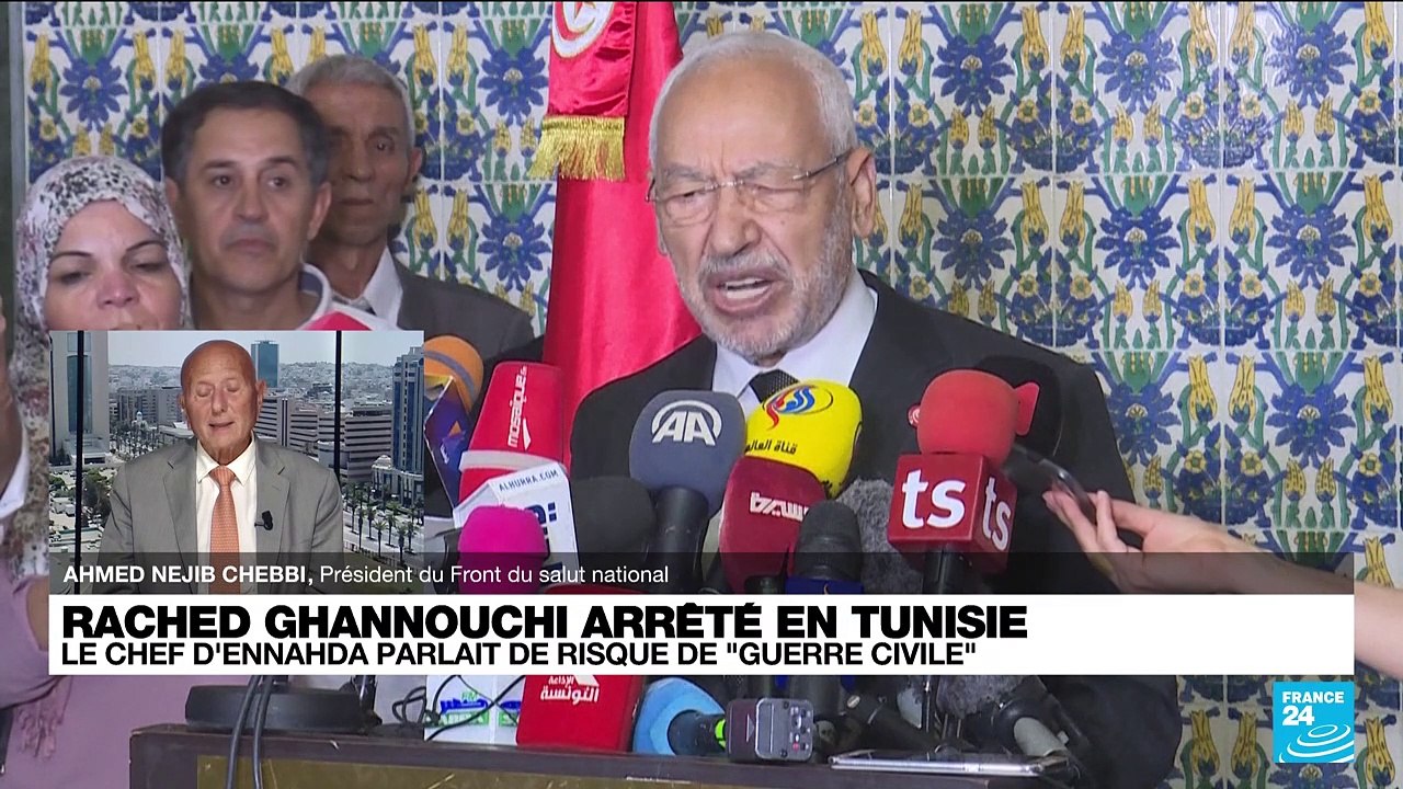 Rached Ghannouchi arrêté en Tunisie : "son arrestation a été une surprise pour tout le monde"