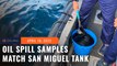 French experts: Oil spill samples same as ‘black oil’ from San Miguel’s tank in Bataan