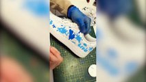 Trainer collector makes worn out sneakers looks brand new in oddly satisfying cleaning videos